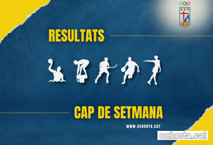 RESULTATS DE LES COMPETICIONS DEL CAP DE SETMANA
