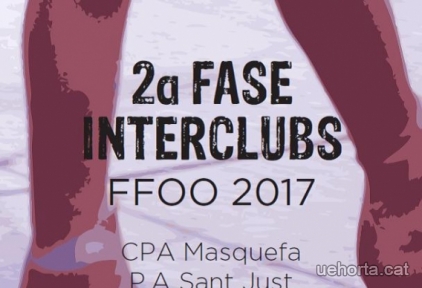 Diumenge, segona prova Interclub 2017 FO a Horta