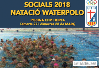 Socials 2018 de Natació i Waterpolo